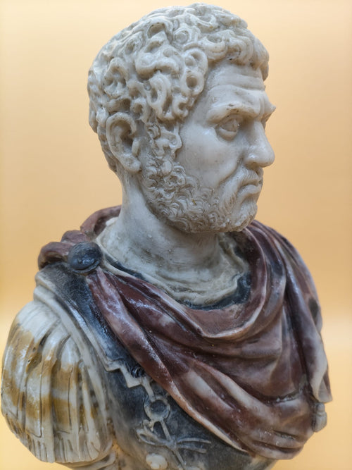 Escultura decorativa de Caracalla en polvo de mármol