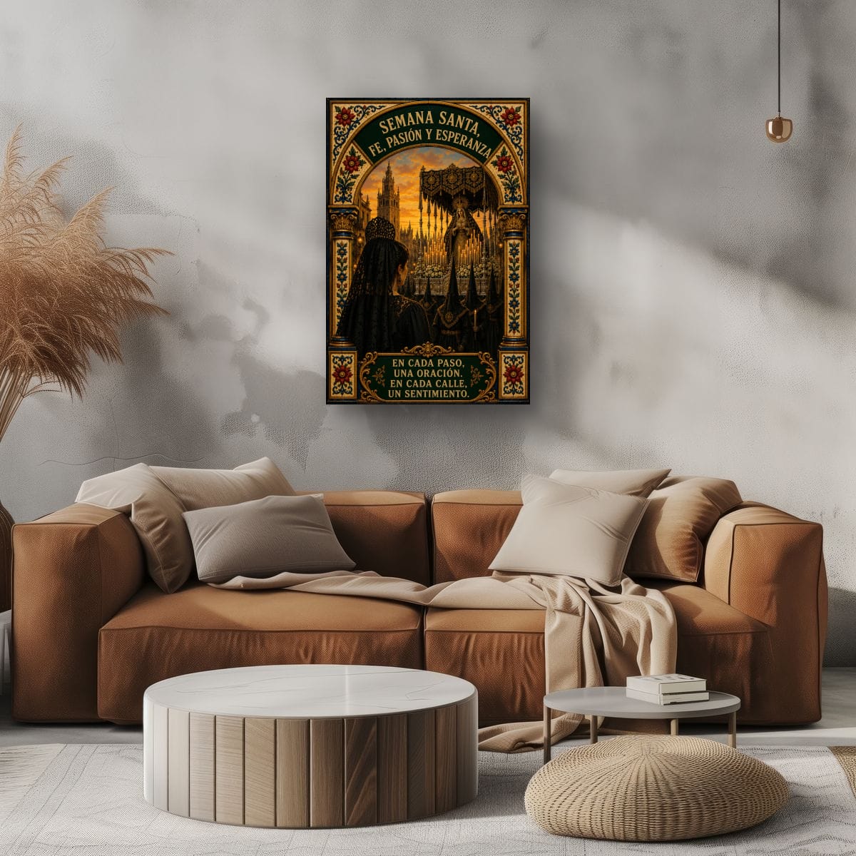 Holy Week in Seville canvas poster alternate angle