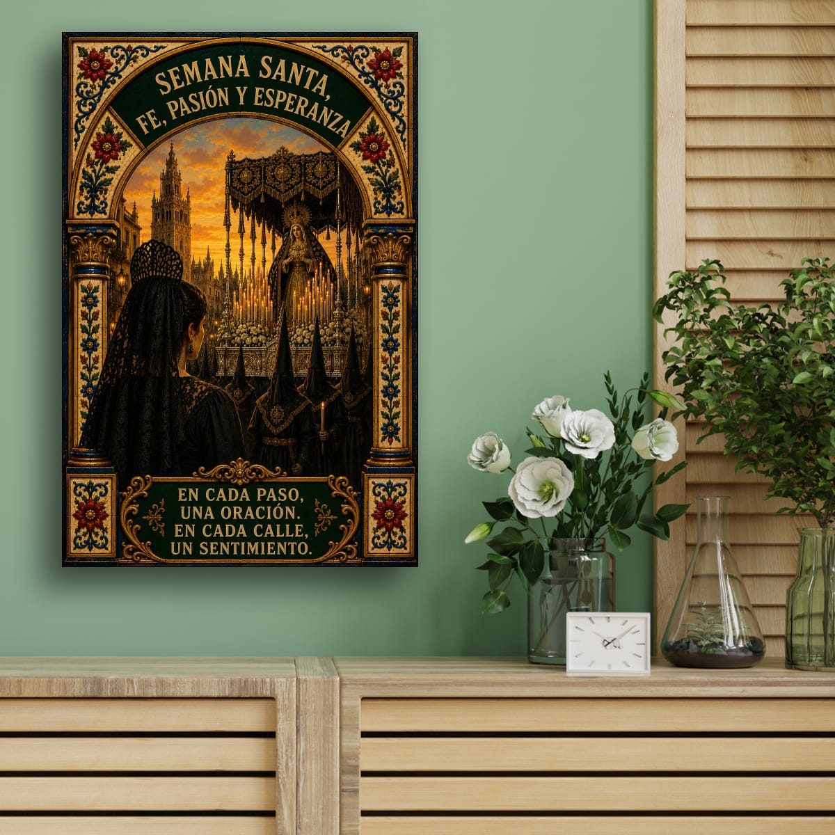 Holy Week in Seville religious Spanish decor wall art