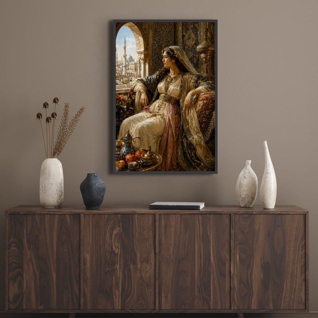Ottoman Princess canvas size chart