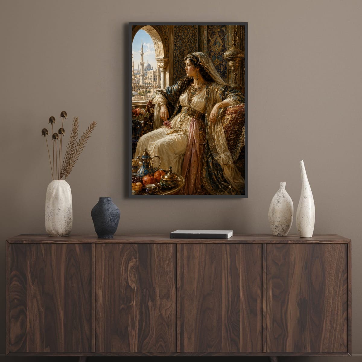 Ottoman Princess canvas size chart