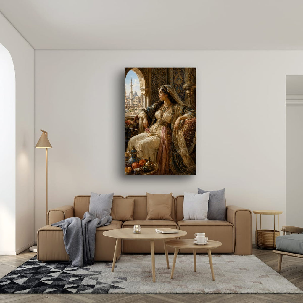 Ottoman Princess canvas oriental palace wall art