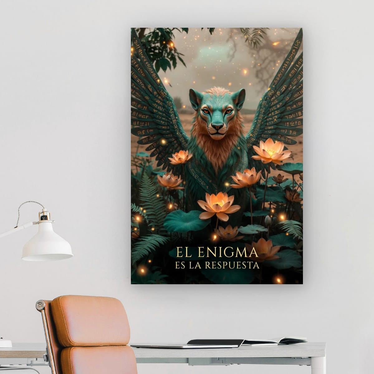 Mystic Jungle Guardian Canvas | Enigmatic Fantasy Wall Art