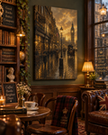 Calle Victoriana de Londres | Lienzo de Arte Histórico