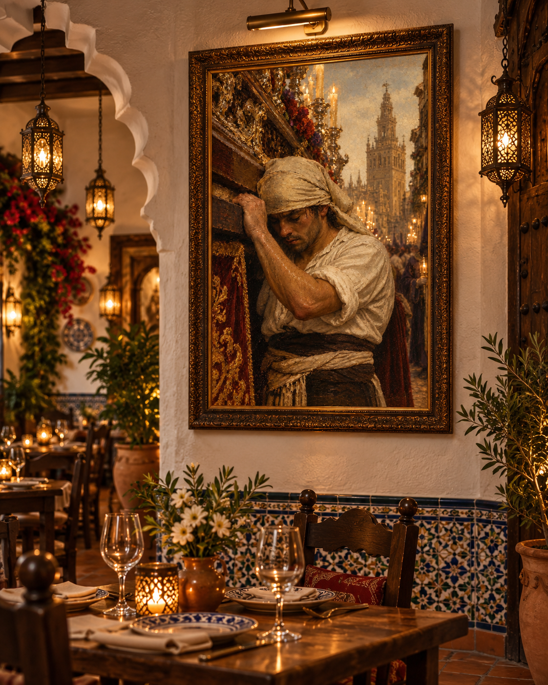 El Costalero | Lienzo de Semana Santa Sevillana