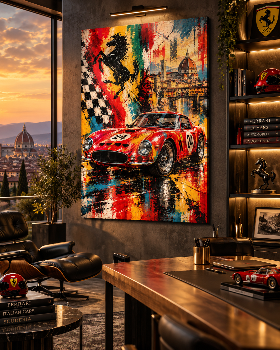 Ferrari 250 GTO | Lienzo de Arte Automovilístico en Florencia