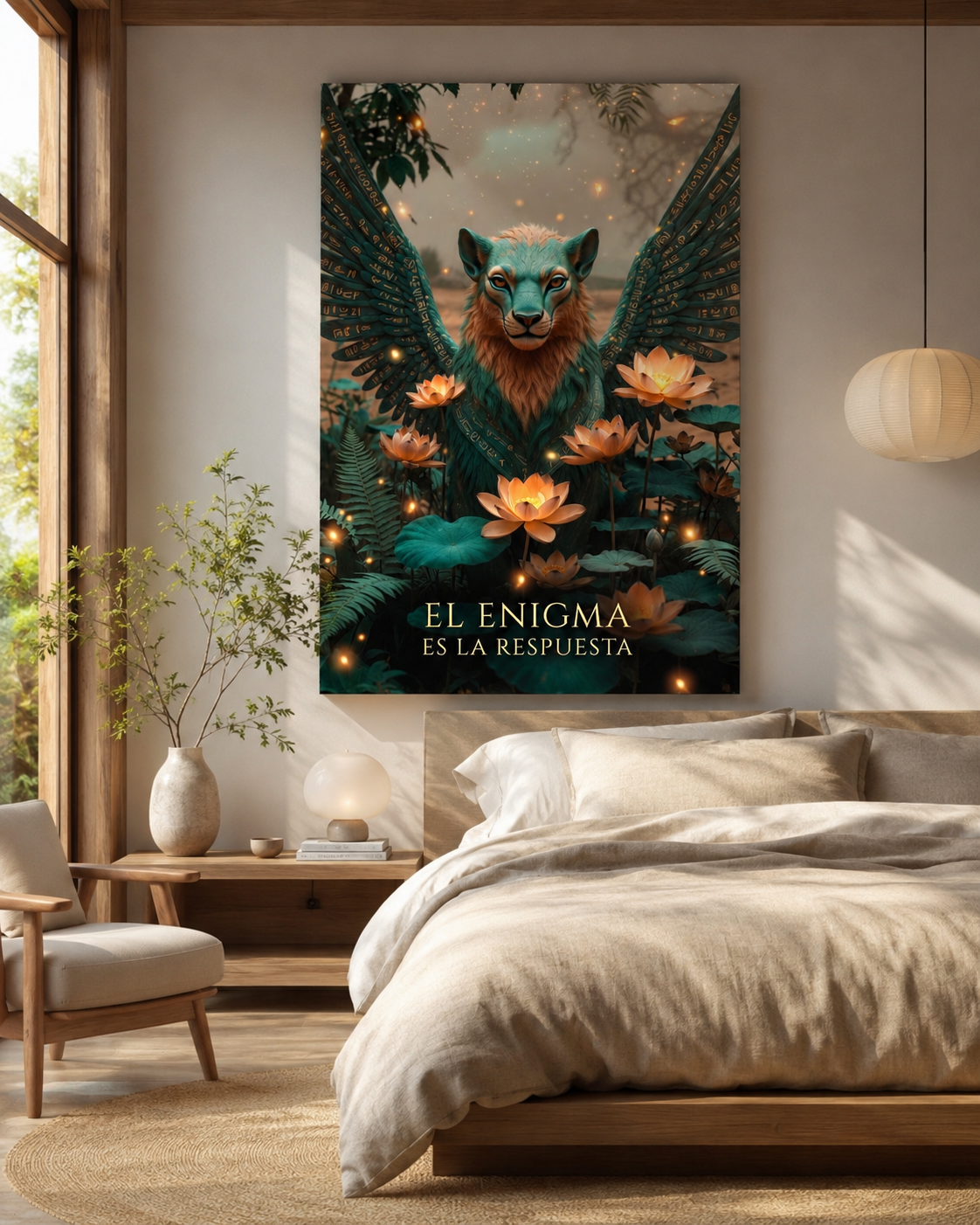 El Enigma es la Respuesta | arte místico de esfinge