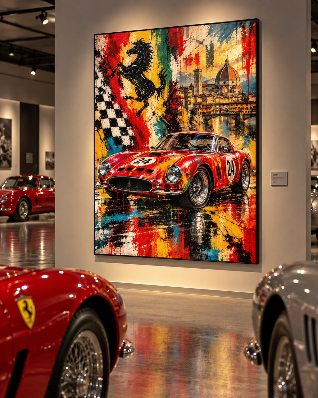 Ferrari 250 GTO | Lienzo de Arte Automovilístico en Florencia