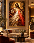 La Divina Misericordia | Lienzo Religioso con Pan de Oro