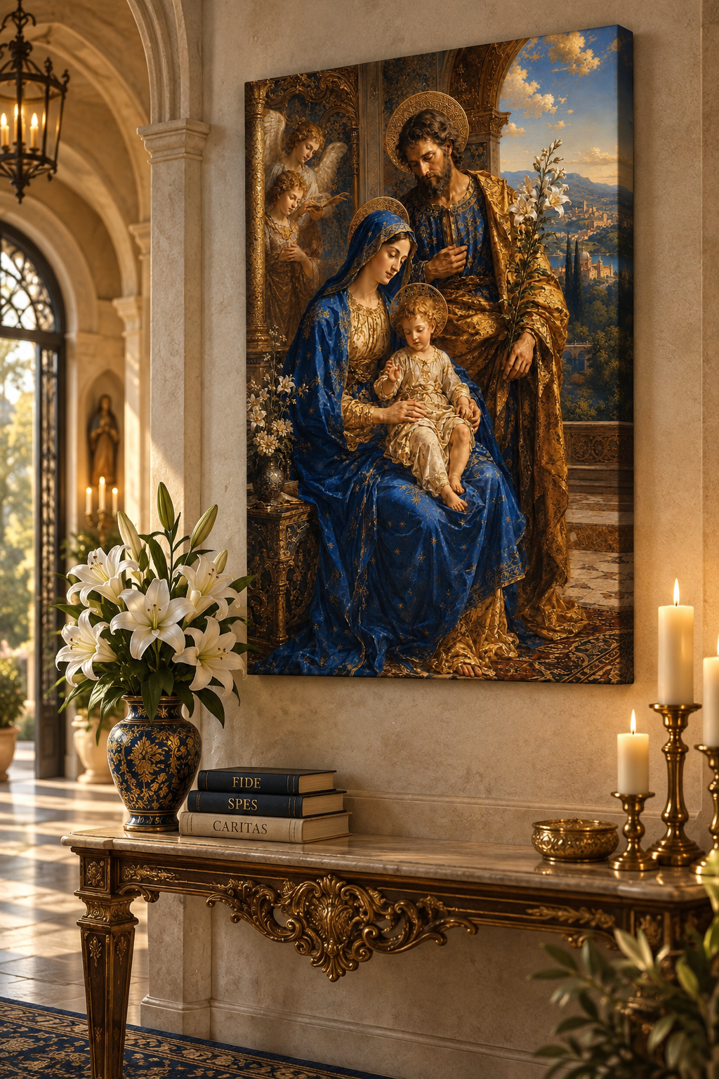 La Sagrada Familia | Lienzo de Arte Religioso Cristiano