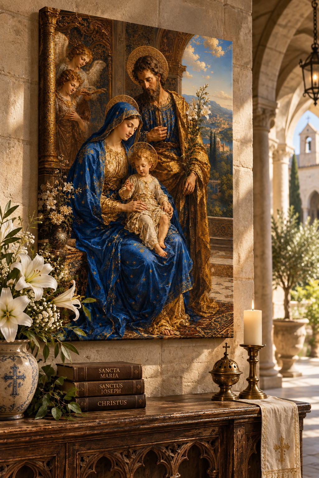 La Sagrada Familia | Lienzo de Arte Religioso Cristiano
