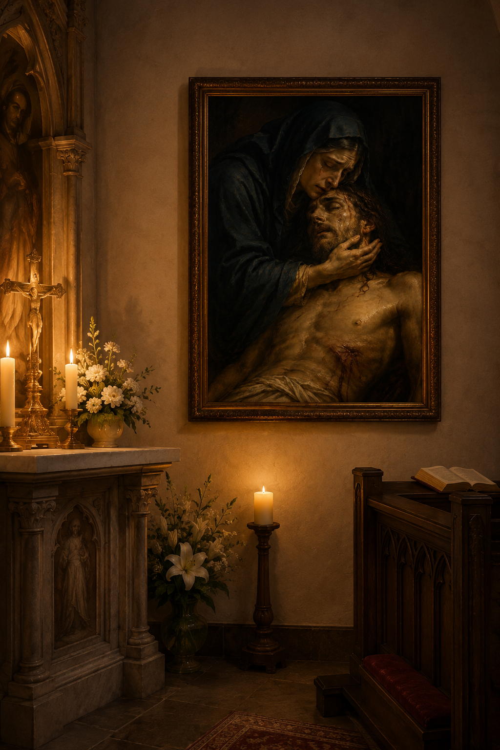 La Piedad | Lienzo de Arte Religioso Cristiano