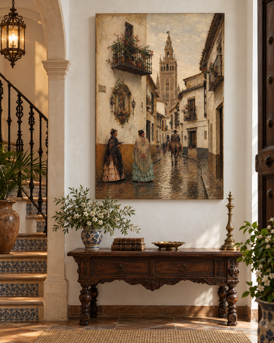 Calle de la Judería | Lienzo Clásico de Sevilla con la Giralda