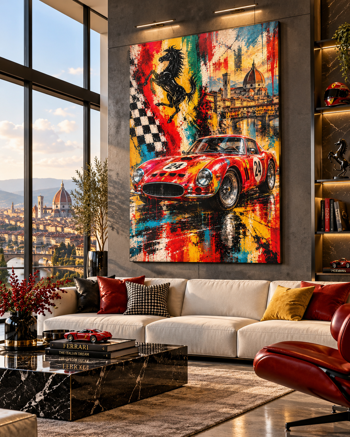 Ferrari 250 GTO | Lienzo de Arte Automovilístico en Florencia